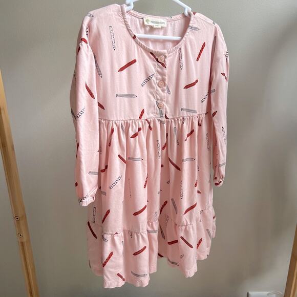 Tucker + Tate Pencil Print Tiered Dress – Size 2 - Picture 4 of 7